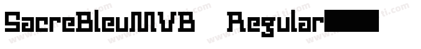 SacreBleuMVB Regular字体转换